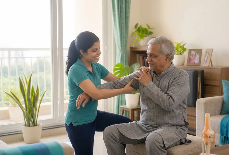Frozen shoulder mobilisation by a Pune physiotherapist