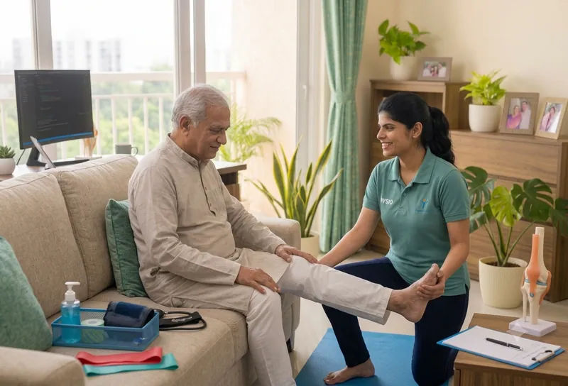 Knee Pain Treatment at Home: When Physiotherapy Helps (Pune), Conditions article on YesPhysio9 blog